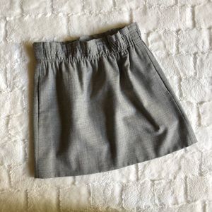 J Crew gray wool skirt size 00